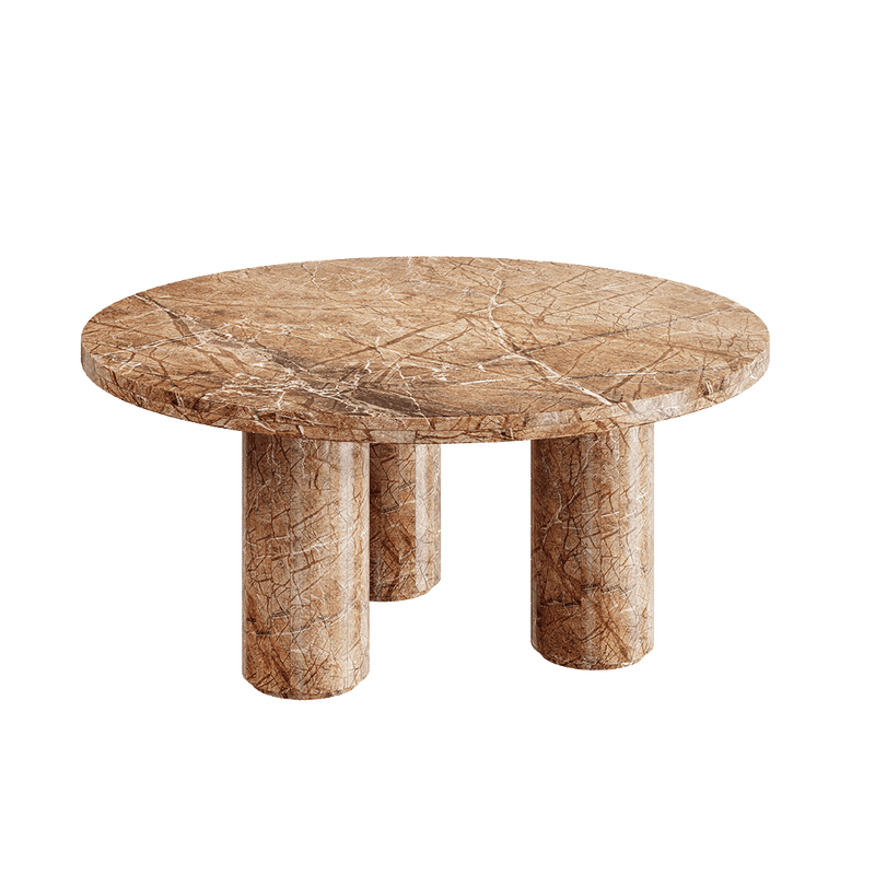 Casoli Marble Coffee Table, Mocha