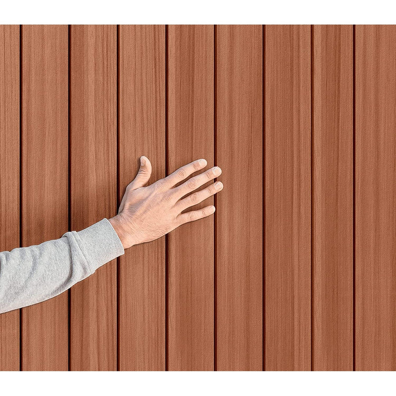 Keter 4×6 Darwin Heavy Duty Plastic Garden Shed – Brown