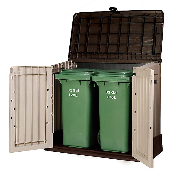 Keter Store It Out Midi Beige & brown 880L Garden storage box
