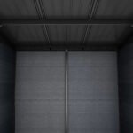 Keter 11x 7 Cortina Heavy Duty Plastic Pent Shed – Dark Grey - Image 6