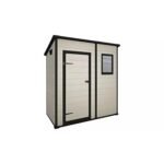 Keter 6 x 4 Manor Plastic Pent Garden Storage Shed – Beige