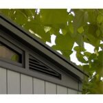 Keter 11x 7 Artisan Heavy Duty Plastic Pent Shed – Grey - Image 5