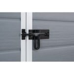 Keter 6 x 6 Manor Plastic Pent Garden Storage Shed – Grey - Image 5