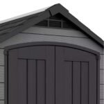 Keter 7.5×9 Premier Heavy Duty Plastic Shed – Grey - Image 7