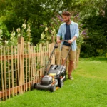 WORX Powershare Cordless Lawn Mower & Grass Trimmer Twin Pack x2 2.0Ah Battery - Image 5