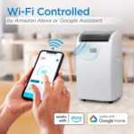 14,000 BTU Smart Portable Air Conditioner with Follow-Me Remote - Image 6