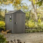 Keter 4’x6′ Darwin Heavy Duty Plastic Garden Shed – Grey - Image 4
