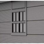 Keter 7.5’x9′ Premier Heavy Duty Plastic Shed – Grey - Image 8