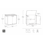 Keter Store It Out Nova 880L Storage Box (with pistons) – Dark Grey with Light Grey Lid - Image 7