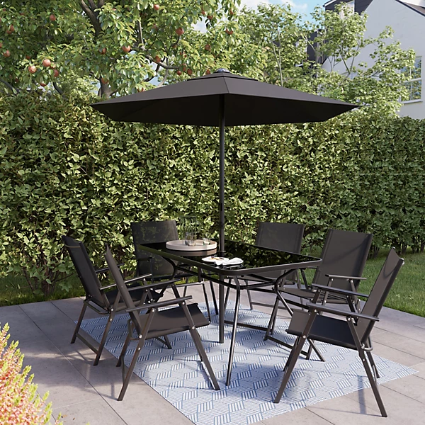 bahama-matt-black-metal-6-seater-dining-set5063022585165_01i_EN_BQ.webp Bahama Matt Black Metal 6 Seater Dining set - Image 1