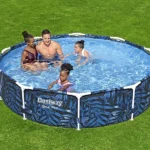 Bestway 10ft Steel Pro Swimming Pool Set, Family Above Ground Round Pool - Image 2