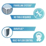Bestway Steel Pro 13'1" x 6'11" Swimming Pool Set - Image 4