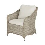 GoodHome Hamilton Cappuccino Rattan effect 2 seater Bistro set - Image 4