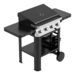 GoodHome Powell Black 4 burner Gas BBQ - Image 3