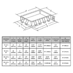 Intex 32ft x 16ft x 52" Ultra XTR Frame Rectangular Above Ground Swimming Pool with Sand Filter Pump - Image 6